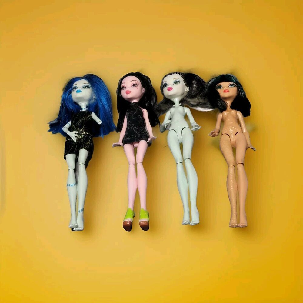 Lot Of 4 Monster High Dolls, Cleo, Draculara,Frankie